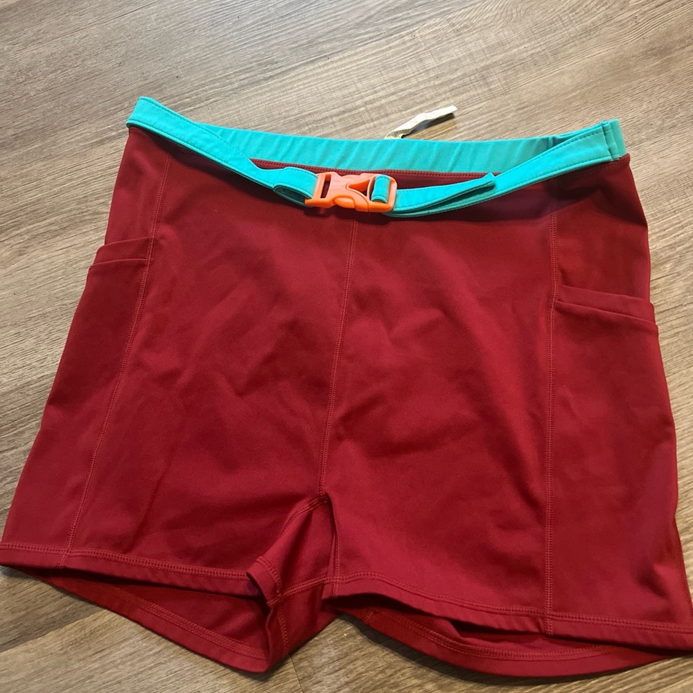 Fabletics Shorts Womens XXL  Motion 365 Compression Belted High Rise 70